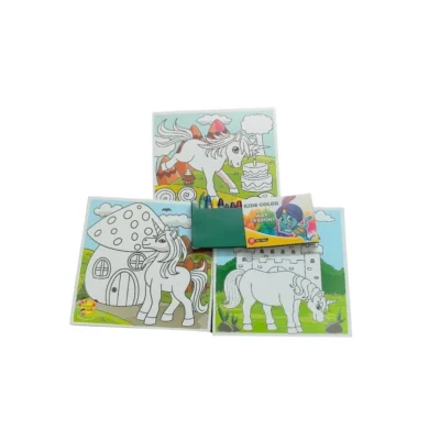 Fun With Color Coloring Board-Unicorn |   Cardboard  |   Educational Kids Collections>Toys| 3+ Years