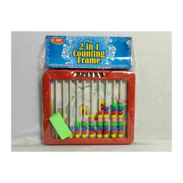2 in 1 Counting Frame | Plastic | Educational Kids Collections>Toys | 3+ Years - Image 2