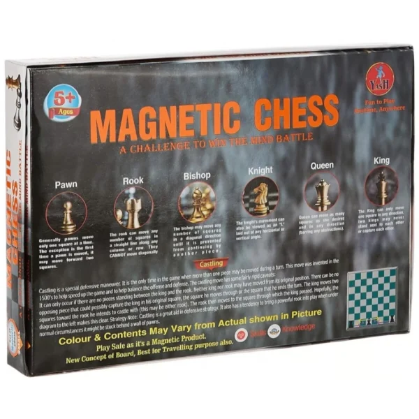 Magnetic Chess |  Magnet, Plastic Kids Collections>Toys |  Board Games | 8+ Years - Image 3