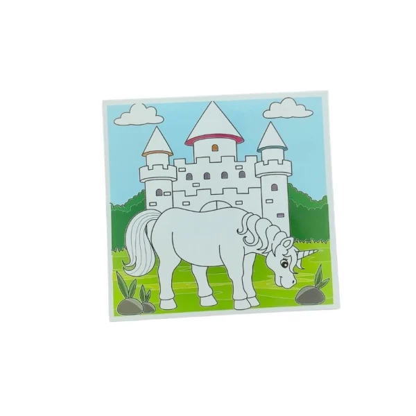Fun With Color Coloring Board-Unicorn |   Cardboard  |   Educational Kids Collections>Toys| 3+ Years - Image 2