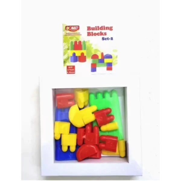 Building Blocks Set | Plastic | Educational Kids Collections>Toys | 3+ Years - Image 2