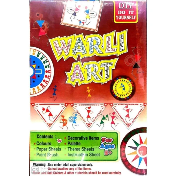 Warli Art | Plastic, Cardboard | Educational Kids Collections>Toys | 5+ Years - Image 2