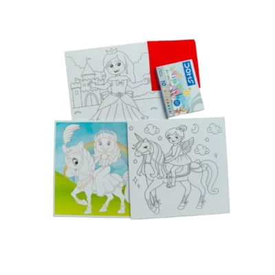 Fun With Coloring Board-Princess |   Cardboard  |   Educational Kids Collections>Toys| 3+ Years