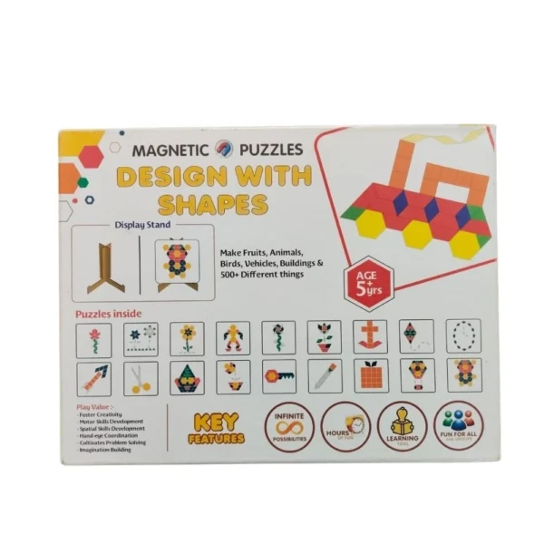 Magnetic Puzzle |   Cardboard  |   Educational Kids Collections>Toys| 3+ Years - Image 3