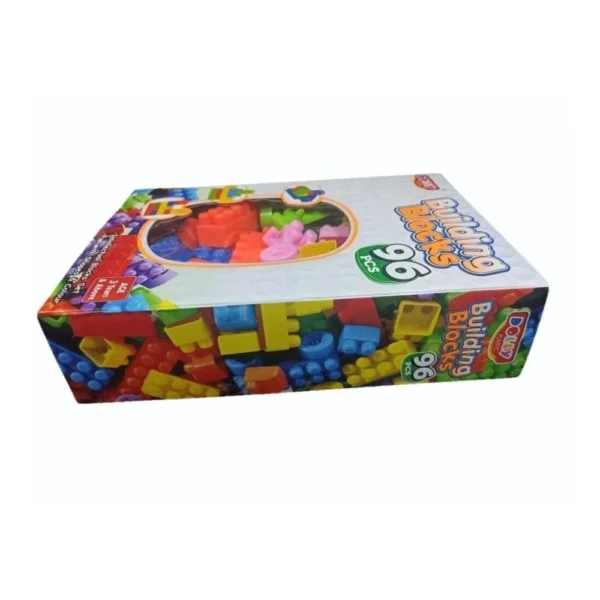 96_Pcs Set Building Blocks | Plastic | Educational Kids Collections>Toys | 3+ Years - Image 3