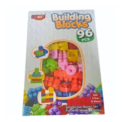 96_Pcs Set Building Blocks | Plastic | Educational Kids Collections>Toys | 3+ Years