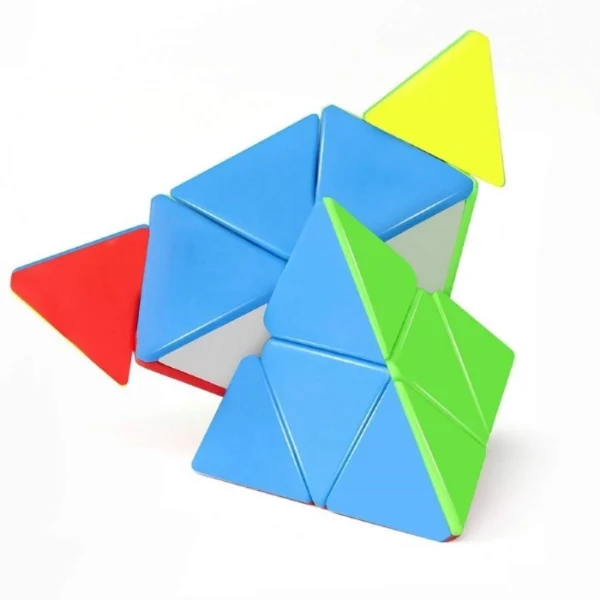 Pyramid Cube 3x3 High Speed Stickerless Triangle Pyraminx Puzzle Cube  | Plastic | Creative Kids Collections>Toys | 5+ Years - Image 3