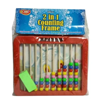 2 in 1 Counting Frame | Plastic | Educational Kids Collections>Toys | 3+ Years