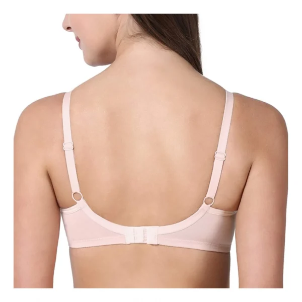 Enamor A042 Women's Cotton Everyday Non Padded And Wirefree Bra (Pearl) - Image 2