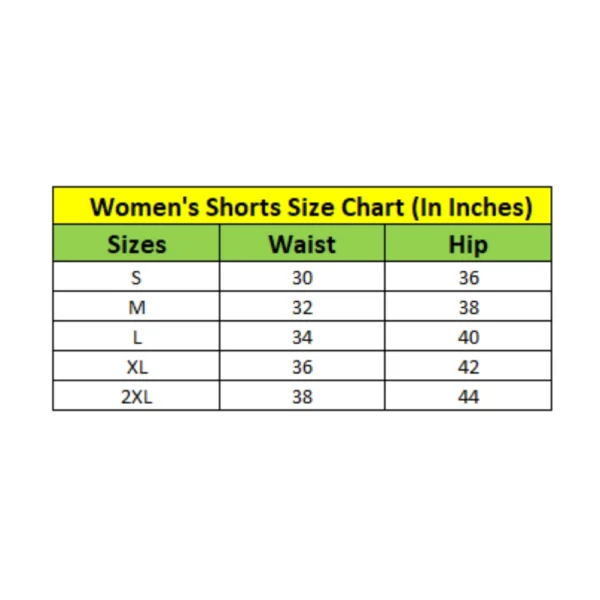 Women's Denim Solid Buttoned Shorts (Blue) - Image 4