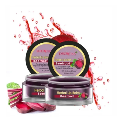 Unisex Herbal Dark And Chapped Lips Beetroot Lip Balm Pack Of 2  (20gm)