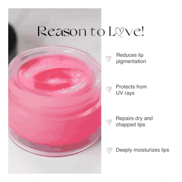Unisex Herbal Dark And Chapped Lips Rose Lip Balm (10gm) - Image 2