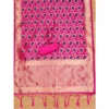 Women's Banarasi Silk Printed Unstitched Salwar Suit Material With Dupatta (Rani, 3Mtrs) - Image 3