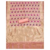 Women's Banarasi Silk Printed Unstitched Salwar Suit Material With Dupatta (Peach, 3Mtrs) - Image 3