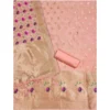 Women's Banarasi Silk Printed Unstitched Salwar Suit Material With Dupatta (Peach, 3Mtrs) - Image 4