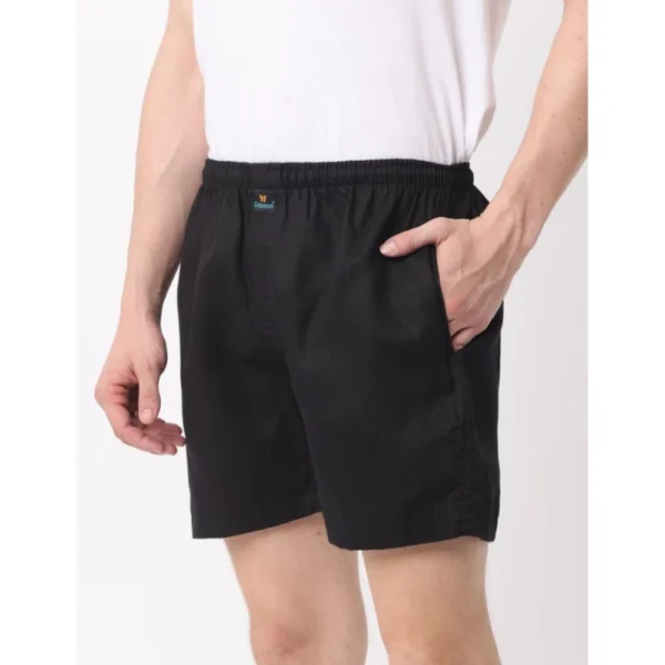 Pack_of_2 Men's Polycotton Solid Boxer Shorts (Multicolor) - Image 4