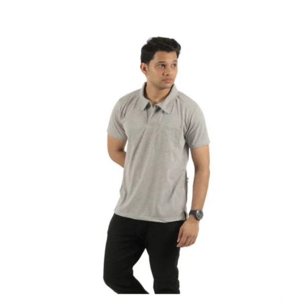 Pack of 2 Men's Casual Cotton Solid Short Sleeve Tshirts (Multicolor) - Image 4