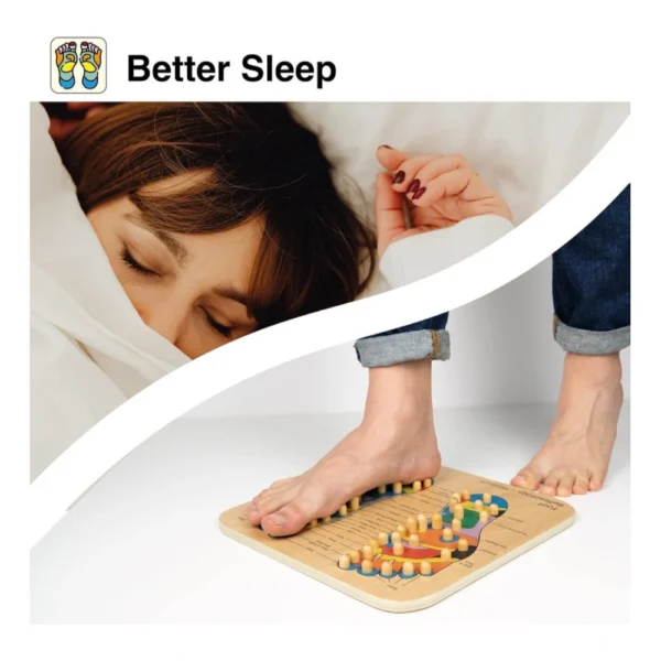Wood Point Foot Massager For Reflexology Trigger Feet  (Wood) - Image 2