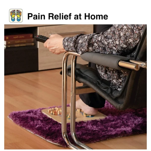 Wood Point Foot Massager For Reflexology Trigger Feet  (Wood) - Image 3