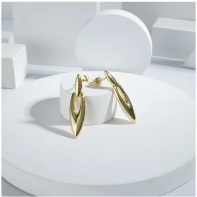 Stainless Steel Unisex Gold Freesize Loose Bracelet (Gold Plated)