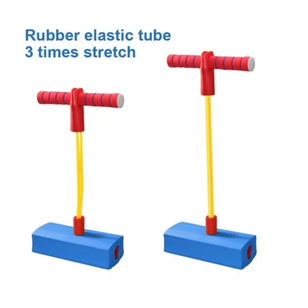 Rubber Kids Pogo Jumper Fun and Safe Pogo Stick for Toddlers Bouncing Toy for Ages 3 and up Holds up to 250lbs (Multicolor) - Image 3