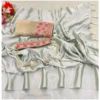 Women's Satin Solid Saree With Unstitched Blouse (Peach, 5-5 Mtrs)