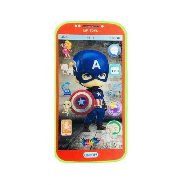 Plastic Mobile Smartphone With Touch Screen And Multiple Sound Effects (Multicolor ) - Image 4