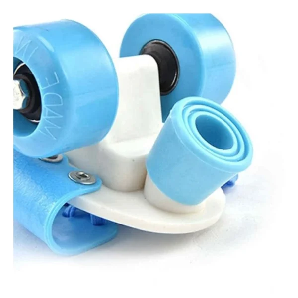 Plastic Roller Adjustable Inline Skating Shoes For Sport (Multicolor ) - Image 3