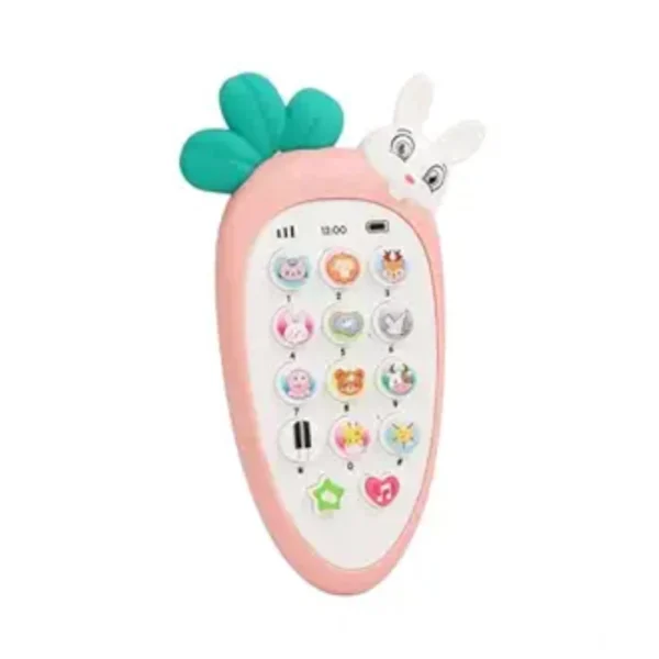 Plastic Rabit Mobile Phone Toy For Kids With Music And Light Early Educational Smart Phone (Multicolor ) - Image 4