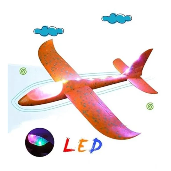 Plastic 3D Throw Foam Plane Aeroplane Gliders, Flying Aircraft Pack Of 1 (Multicolor ) - Image 3