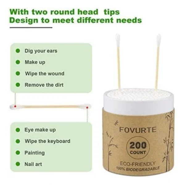 Cotton Swabs Buds Ear Sticks For Cleaning (Multicolor ) - Image 4