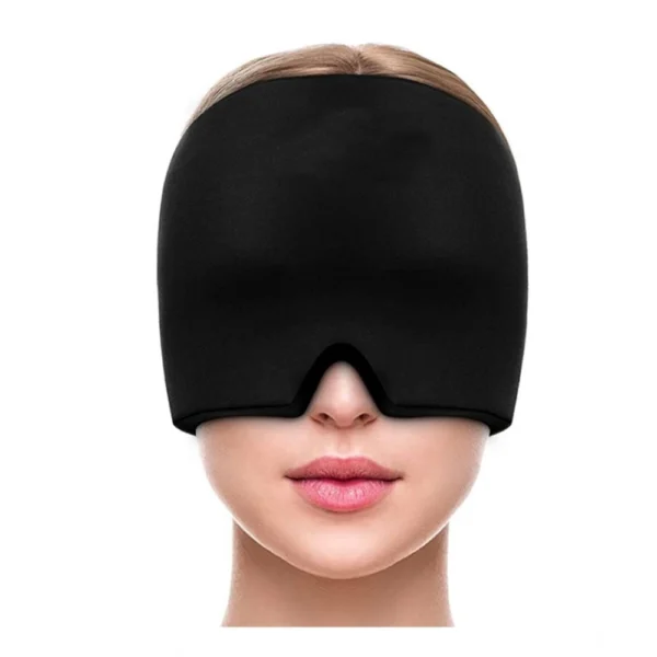 Fabric, Gel Migraine Relief Cap (Black)