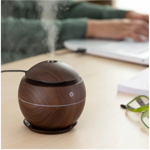 Plastic Wooden Humidifier (Brown) - Image 3