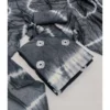 Women's Chanderi Cotton Printed Unstitched Salwar Suit Material With Dupatta 2.3Mtrs (Grey) - Image 2