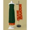 Women's Rayon Printed Unstitched Salwar Suit Material With Dupatta 2.3Mtrs (Green) - Image 2