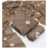 Women's Chanderi Cotton Printed Unstitched Salwar Suit Material With Dupatta 2.3Mtrs (Beige) - Image 2