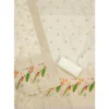 Women's Banarasi Silk Printed Unstitched Salwar Suit Material With Dupatta (White, 3Mtrs) - Image 3