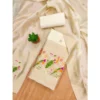Women's Banarasi Silk Printed Unstitched Salwar Suit Material With Dupatta (White, 3Mtrs) - Image 4