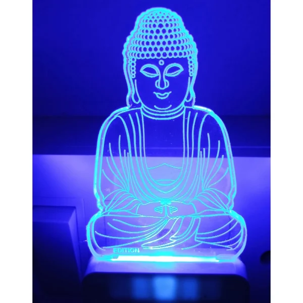 Gautam Buddha AC Adapter Night Lamp - Image 3