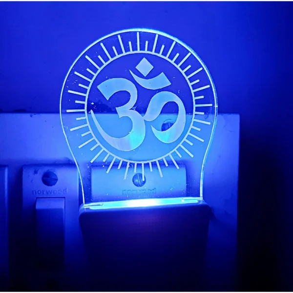 Om Mantra AC Adapter Night Lamp - Image 2