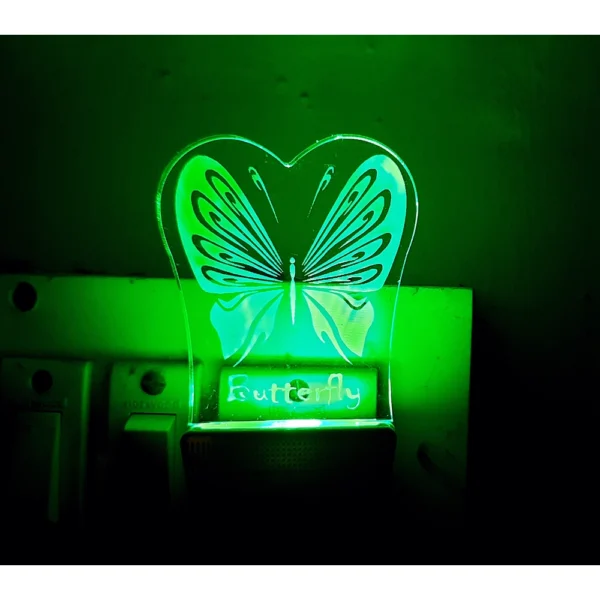 Classic Butterfly AC Adapter Night Lamp - Image 3
