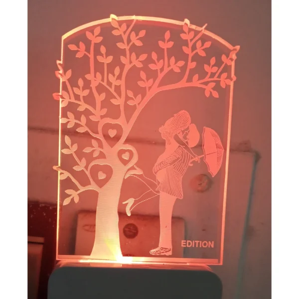 Romantic Couple AC Adapter Night Lamp - Image 3