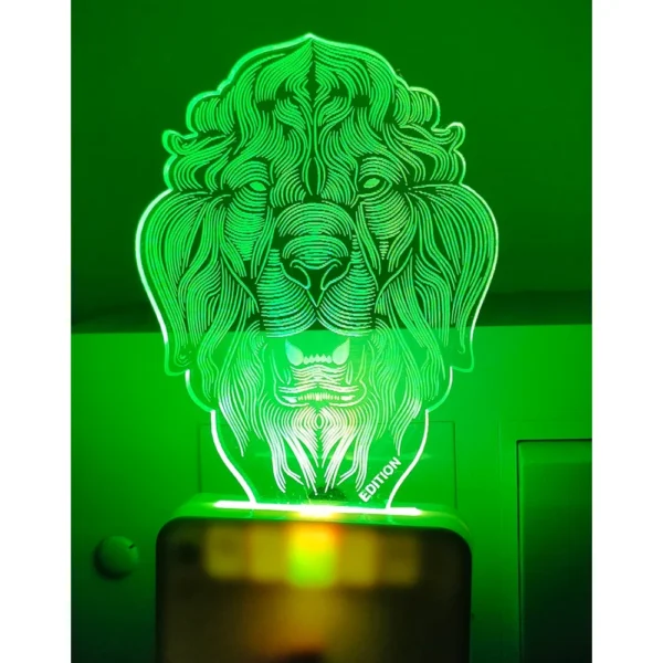 Big Lion AC Adapter Night Lamp - Image 3