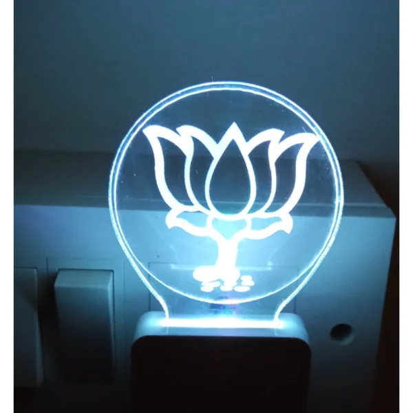 BJP AC Adapter Night Lamp - Image 2