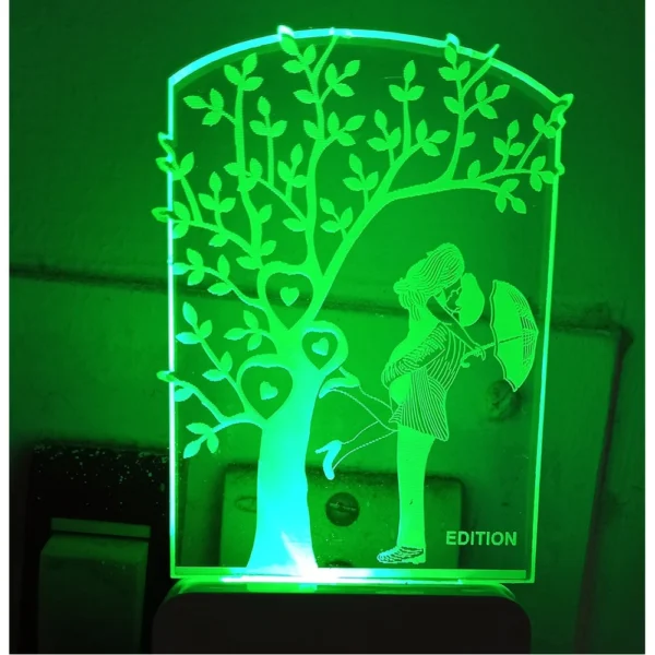 Romantic Couple AC Adapter Night Lamp - Image 2