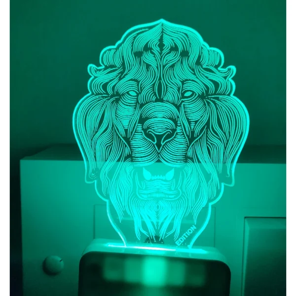 Big Lion AC Adapter Night Lamp - Image 2