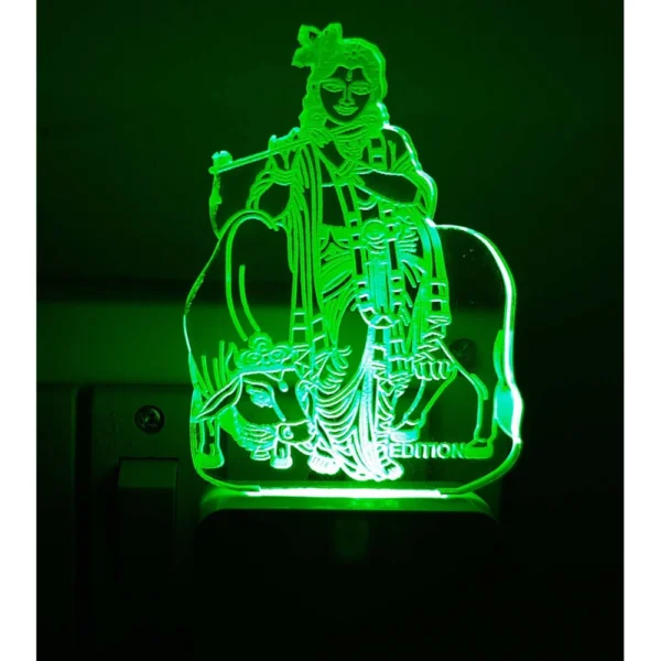 Shree Krishna AC Adapter Night Lamp - Image 3