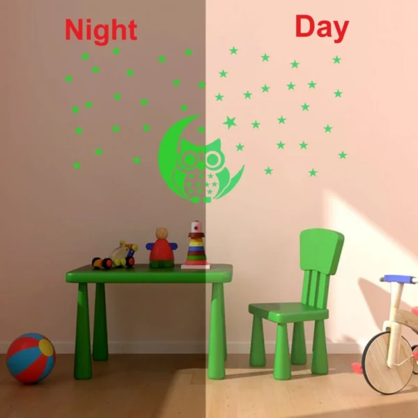 Green Kids Room Decor Radium Wall Sticker - Image 3