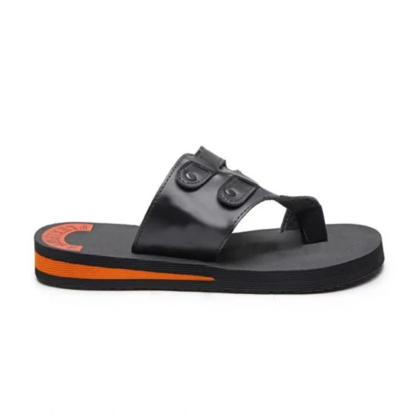 Unisex Rubber Lightweight Slippers for Effortless Style (Black) - Image 3