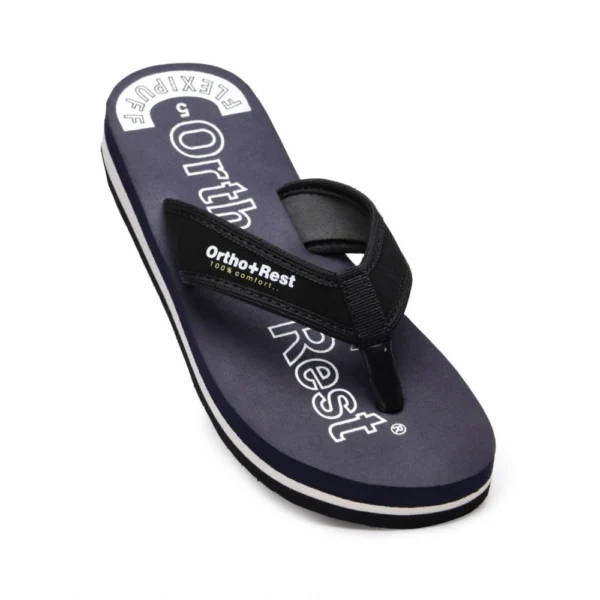 Unisex Rubber Comfortable Orthopedic Doctor Slipper and Flip Flops (Blue) - Image 5
